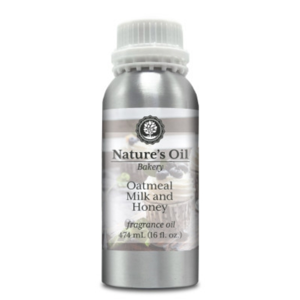 Nature's Oil Oatmilk and Honey Fragrance Oil 474 mL 16 FL Oz Soap Making Crafts